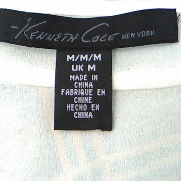 Kenneth Cole Sheer Tucked Top - Picture 6 of 9